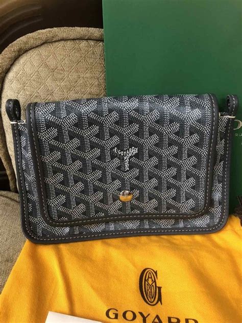 goyard long wallet blue|goyard plumet pocket wallet.